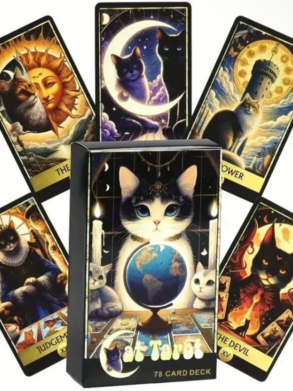 Whimsical Cat Tarot - 78 Card Deck